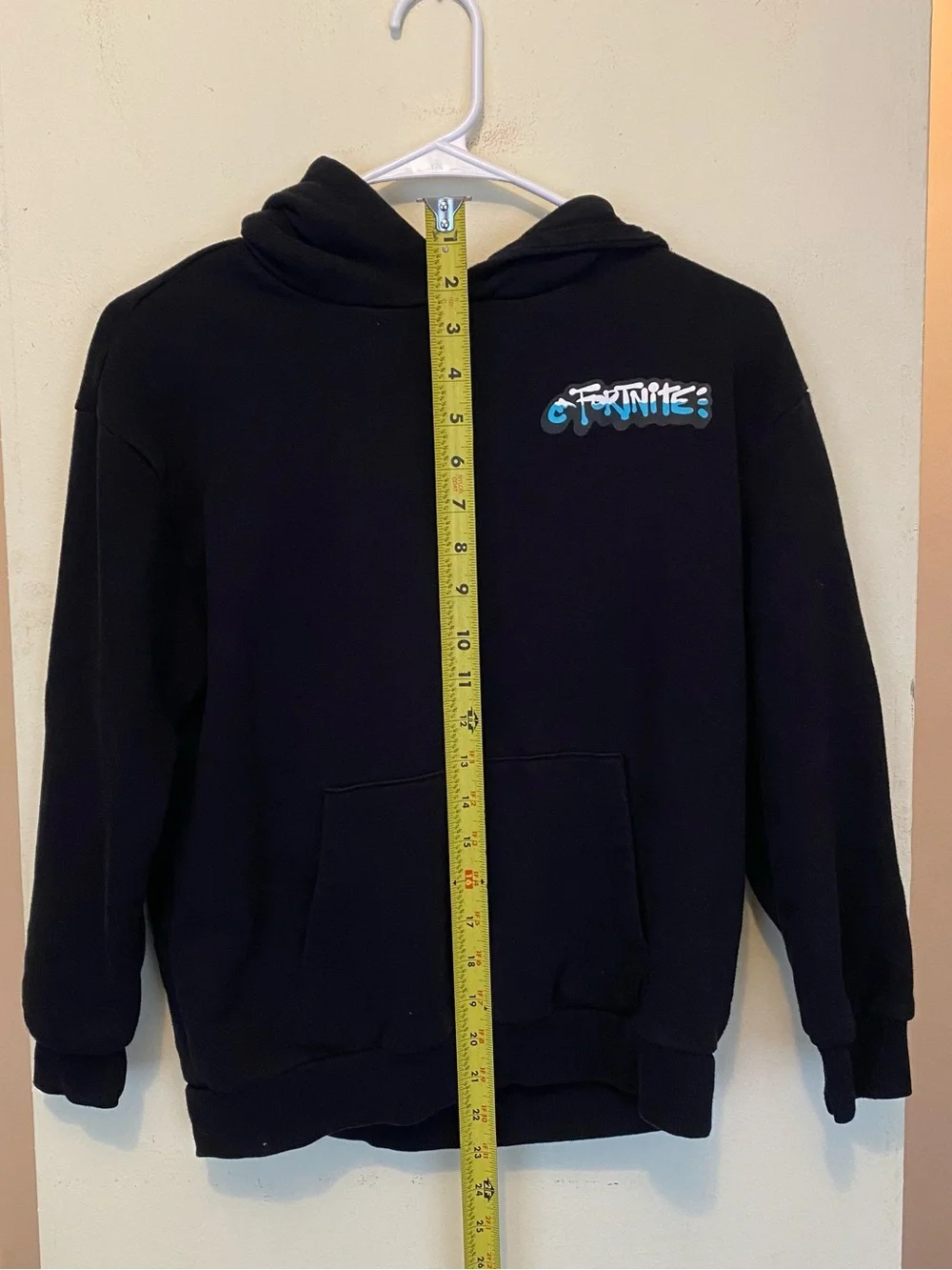 Fortnite Thank You Bus Driver Blue Graphic Black Sweatshirt Hoodie Boys 10/12